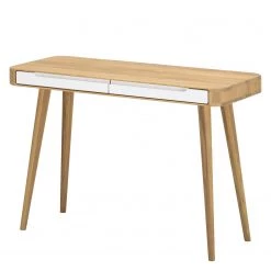 Studio Copenhagen Console Loca - Chêne sauvage partiellement massif - Blanc / Chêne sauvage