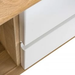 Studio Copenhagen Buffet Loca I - Chêne sauvage massif - Blanc / Chêne sauvage - Largeur : 180 cm -Meubles de salle à manger Soldes Magasin 1000005255 120 GALLERYIMAGES P000000001000005255