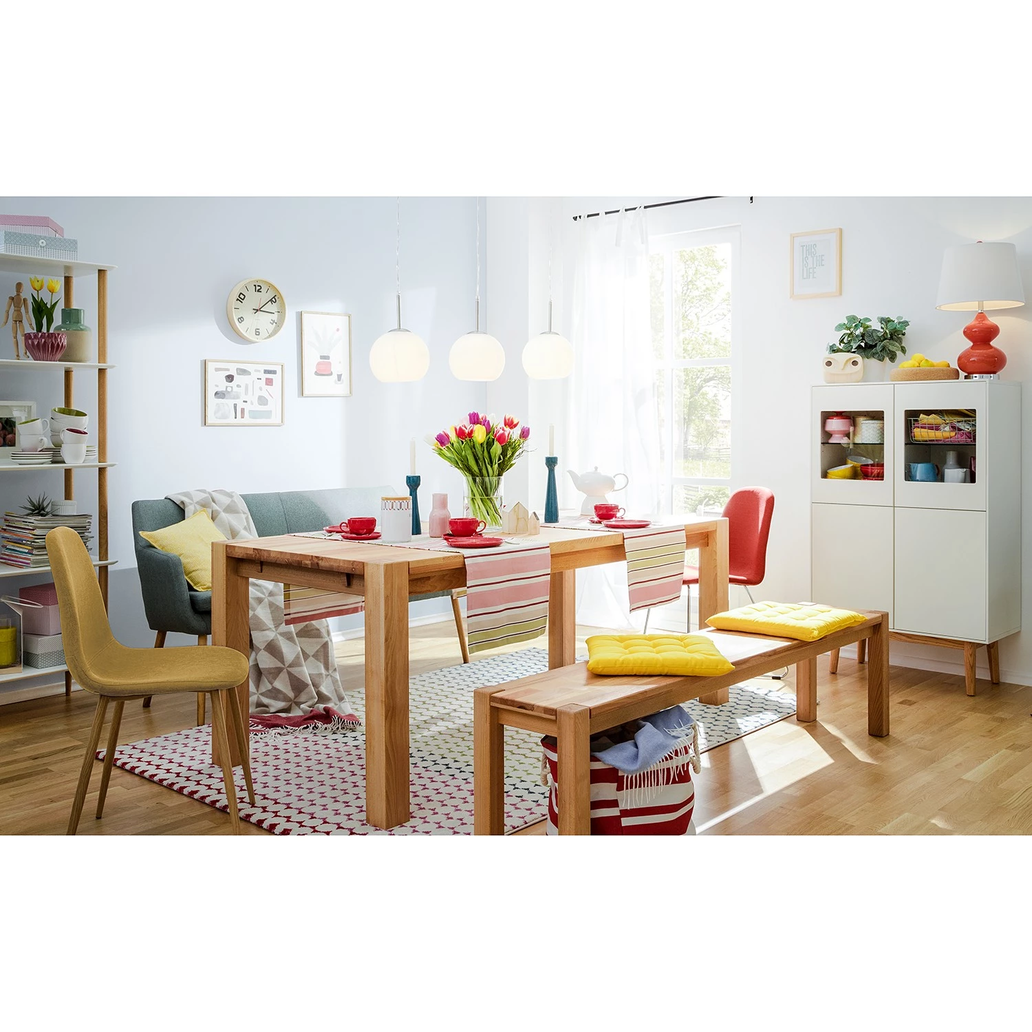 Mørteens Chaise capitonnée Iskmo III - Jaune curry - Lot de 2 2 Mørteens Chaise capitonnée Iskmo III - Jaune curry - Lot de 2 – Image 2