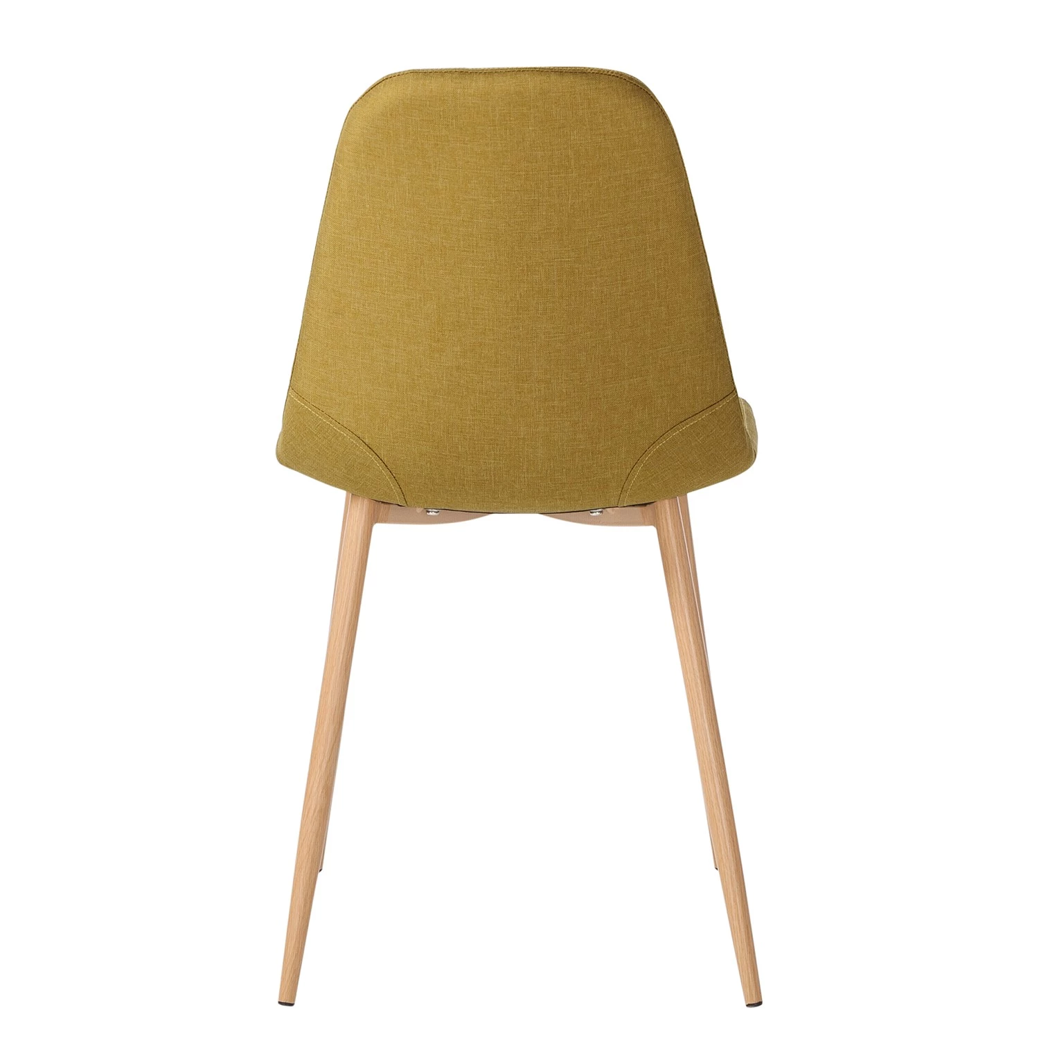 Mørteens Chaise capitonnée Iskmo III - Jaune curry - Lot de 2 6 Mørteens Chaise capitonnée Iskmo III - Jaune curry - Lot de 2 – Image 6