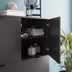 Studio Copenhagen Commode haute Harma - Gris foncé -Meubles de salle à manger Soldes Magasin 1000007066 200402 18274400007 DETAILS P000000001000007066