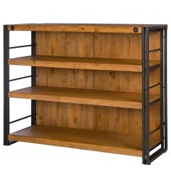 Ars manufacti Bar Manchester - Acacia massif / Métal - Acacia / Anthracite