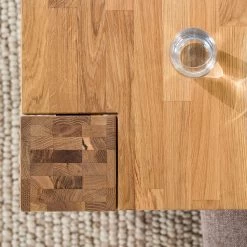 Ars Natura Table de salle à manger JoWOOD - Avec rallonge - Chêne massif -Meubles de salle à manger Soldes Magasin 1000012487 220310 031 DETAILS P000000001000012487