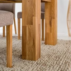 Ars Natura Table de salle à manger JoWOOD - Avec rallonge - Chêne massif -Meubles de salle à manger Soldes Magasin 1000012487 220310 032 DETAILS P000000001000012487