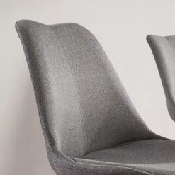 Mørteens Chaises capitonnées Aledas II - Tissu Cors: Granite - Lot de 2 -Meubles de salle à manger Soldes Magasin 1000015958 201008 06200900020 DETAILS P000000001000015958