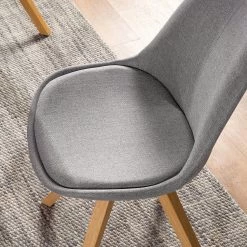 Mørteens Chaises capitonnées Aledas II - Tissu Cors: Granite - Lot de 2 -Meubles de salle à manger Soldes Magasin 1000015958 201008 06200900021 DETAILS P000000001000015958