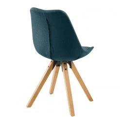 Mørteens Chaises capitonnées Aledas II - Tissu Cors: Bleu jean - Lot de 2 -Meubles de salle à manger Soldes Magasin 1000015960 190619 18132100003 GALLERYIMAGES P000000001000015960