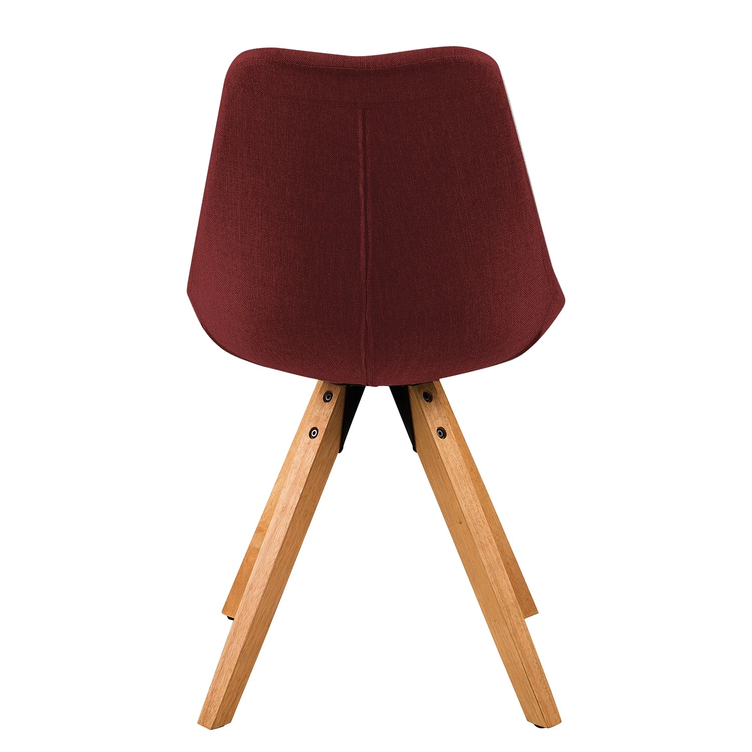 Mørteens Chaises capitonnées Aledas II - Tissu Cors: Rouge foncé - Lot de 2 5 Mørteens Chaises capitonnées Aledas II - Tissu Cors: Rouge foncé - Lot de 2 – Image 5
