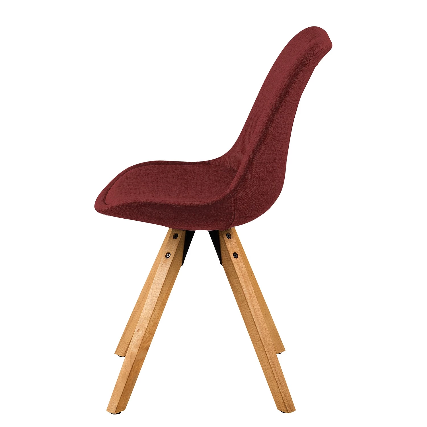 Mørteens Chaises capitonnées Aledas II - Tissu Cors: Rouge foncé - Lot de 2 7 Mørteens Chaises capitonnées Aledas II - Tissu Cors: Rouge foncé - Lot de 2 – Image 7