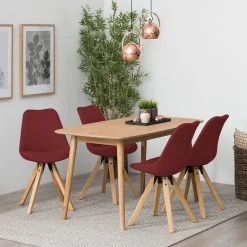 Mørteens Chaises capitonnées Aledas II - Tissu Cors: Rouge foncé - Lot de 2 14 Mørteens Chaises capitonnées Aledas II - Tissu Cors: Rouge foncé - Lot de 2 -Meubles de salle à manger Soldes Magasin 1000016100 200618 06293500004 MOOD DETAILS P000000001000016100 mood