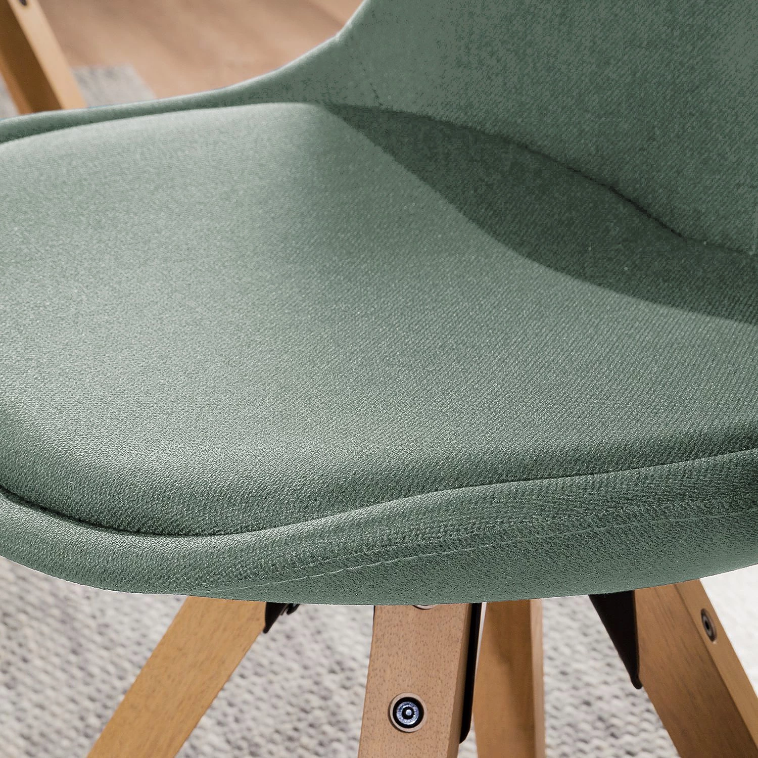 Mørteens Chaises capitonnées Aledas II - Tissu Cors: Gris menthe - Lot de 2 11 Mørteens Chaises capitonnées Aledas II - Tissu Cors: Gris menthe - Lot de 2 – Image 11