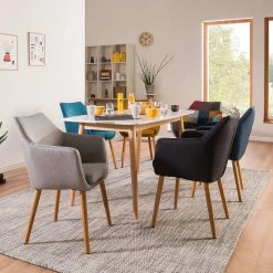 Mørteens Chaises à accoudoirs Nicholas XXL - Tissu Cors: Granite - 1 chaise 15 Mørteens Chaises à accoudoirs Nicholas XXL - Tissu Cors: Granite - 1 chaise -Meubles de salle à manger Soldes Magasin 1000016139 201008 06223900175 MOOD DETAILS P000000001000016139 mood