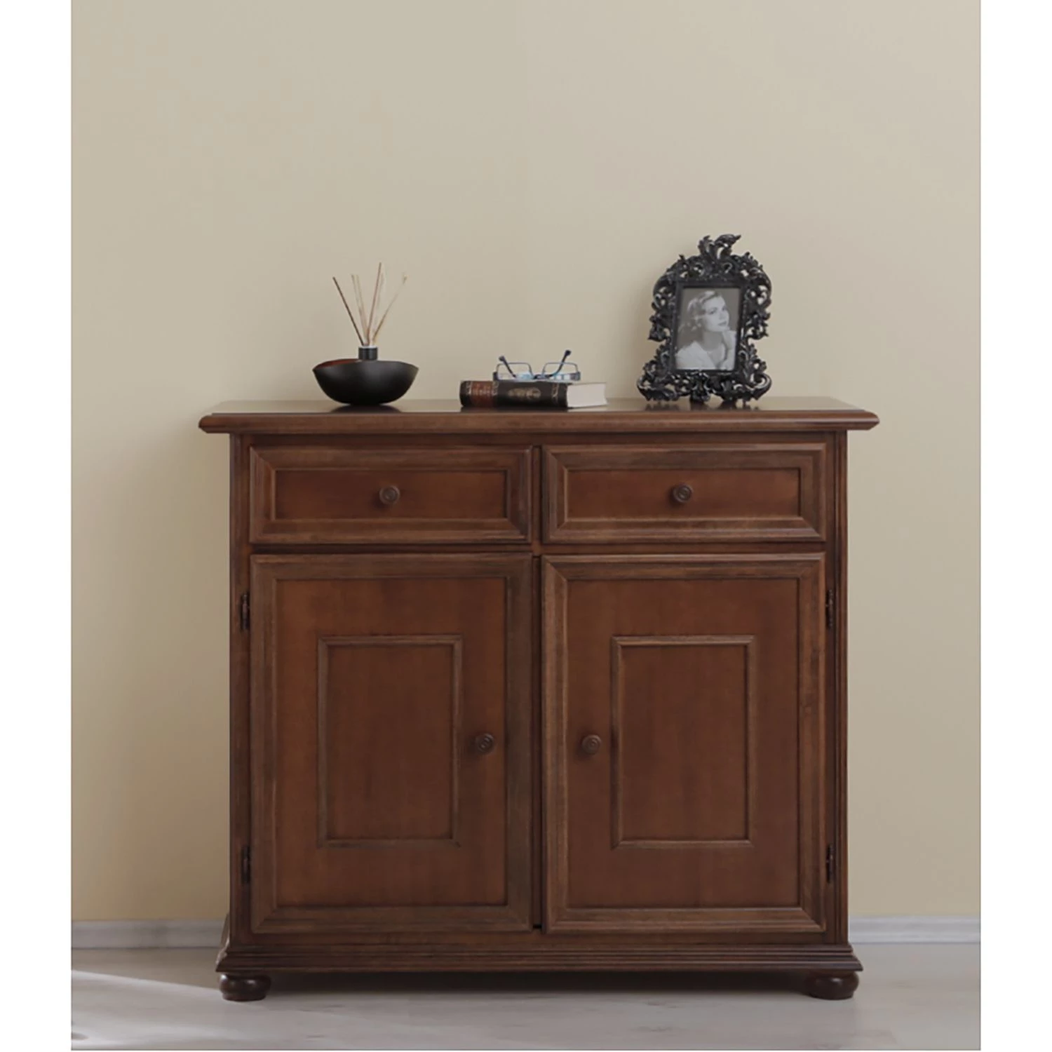 Montreux Buffet Arabella II - Tulipier partiellement massif - Teinté et lasuré à l'ancienne 3 Montreux Buffet Arabella II - Tulipier partiellement massif - Teinté et lasuré à l'ancienne – Image 3