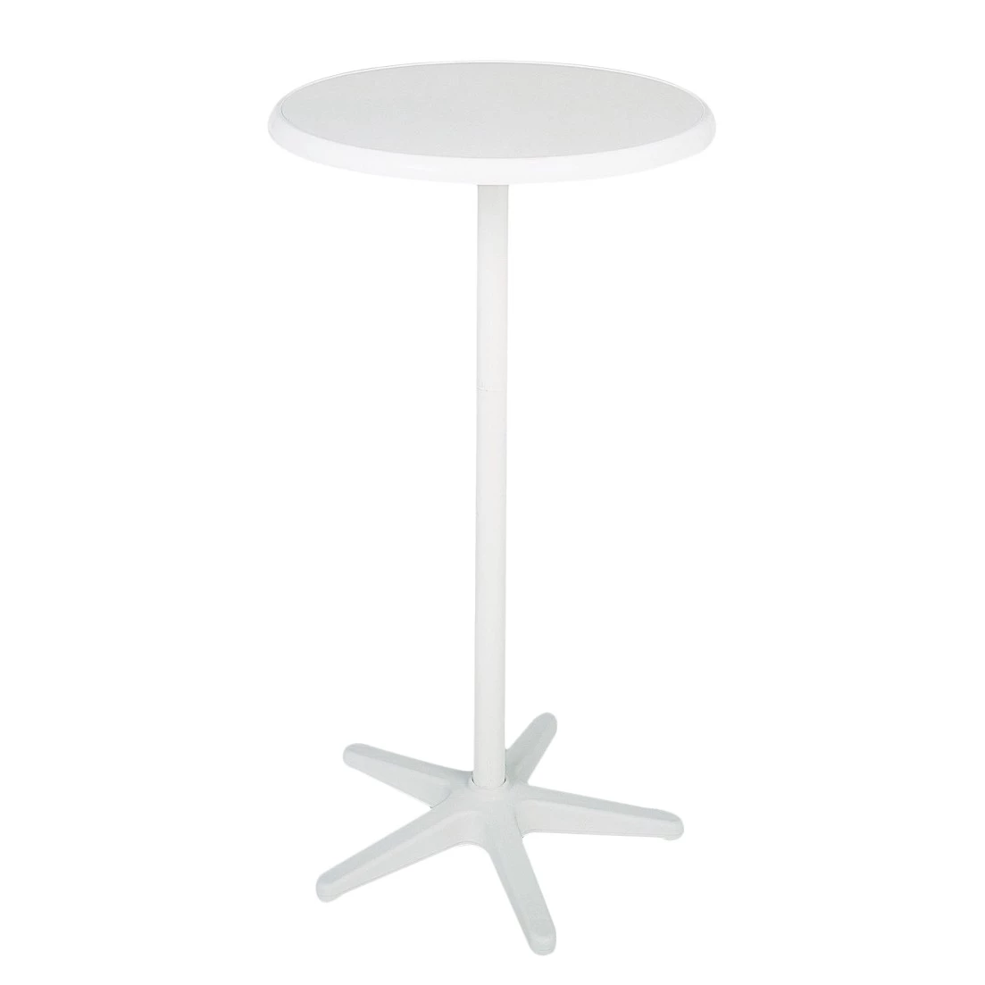 Best Freizeitmöbel Table haute Duo - Tube en acier / Matériau synthétique blanc 1 Best Freizeitmöbel Table haute Duo - Tube en acier / Matériau synthétique blanc