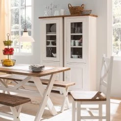 Maison Belfort Vitrine Balignton I - Blanc -Meubles de salle à manger Soldes Magasin 1000027365 211116 12451600044 MOOD DETAILS P000000001000027365 mood