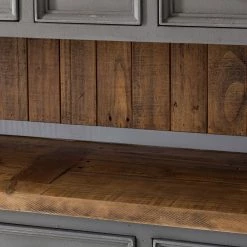 Maison Belfort Vaisselier Balignton - Gris -Meubles de salle à manger Soldes Magasin 1000027370 200928 14082800018 DETAILS P000000001000027370