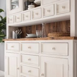 Maison Belfort Vaisselier Balignton - Blanc -Meubles de salle à manger Soldes Magasin 1000027371 211116 12452800077 DETAILS P000000001000027371