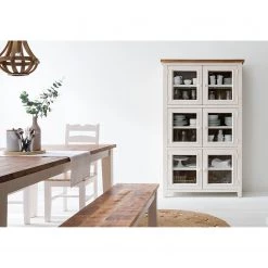 Maison Belfort Armoire vitrine Balignton - Blanc -Meubles de salle à manger Soldes Magasin 1000027408 190612 11315800001 MOOD GALLERYIMAGES P000000001000027408 mood