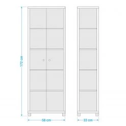 Fredriks Vitrine Exhibit II - Avec éclairage LED - Verre clair / Noir Eclairage fourni 9 Fredriks Vitrine Exhibit II - Avec éclairage LED - Verre clair / Noir Eclairage fourni -Meubles de salle à manger Soldes Magasin 1000036234 190621 12570100005 GALLERYIMAGES P000000001000036234