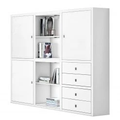 Loftscape Mur d'étagères Emporior VI - Blanc