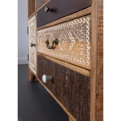 Ars manufacti Étagère Curenna I - Manguier partiellement massif - Manguier / Marron -Meubles de salle à manger Soldes Magasin 1000040374 220127 130021000035 DETAILS P000000001000040374