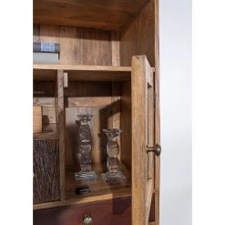 Ars manufacti Étagère Curenna I - Manguier partiellement massif - Manguier / Marron -Meubles de salle à manger Soldes Magasin 1000040374 220127 130021000045 DETAILS P000000001000040374