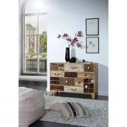 Ars manufacti Commode Curenna I - Manguier partiellement massif - Manguier / Marron -Meubles de salle à manger Soldes Magasin 1000040375 220127 13002100021 MOOD DETAILS P000000001000040375 mood