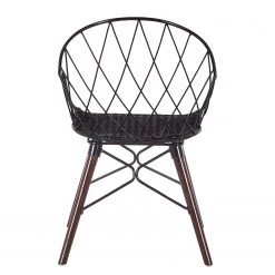 Eva Padberg Collection Chaise à accoudoirs Le Gaillard - Noir / marron foncé 22 Eva Padberg Collection Chaise à accoudoirs Le Gaillard - Noir / marron foncé -Meubles de salle à manger Soldes Magasin 1000050802 200610 13022500007 DETAILS P000000001000050802