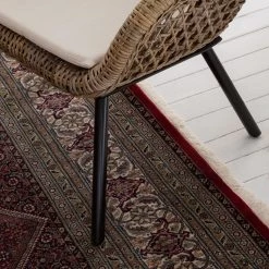 Ars manufacti Chaise Hawea (avec coussin d'assise) - Rotin / Metall - Rotin / Noir -Meubles de salle à manger Soldes Magasin 1000050859 190208 13552000003 GALLERYIMAGES P000000001000050859