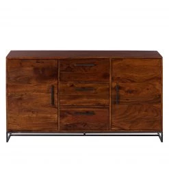 Ars manufacti Buffet Woodson - Acacia brun - Largeur : 145 cm -Meubles de salle à manger Soldes Magasin 1000050886 191112 10045400032 DETAILS P000000001000050886