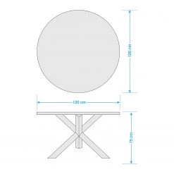 Mørteens Table Avia - Chêne partiellement massif Blanc / 15 Mørteens Table Avia - Chêne partiellement massif Blanc / -Meubles de salle à manger Soldes Magasin 1000054035 30 GALLERYIMAGES P000000001000054035