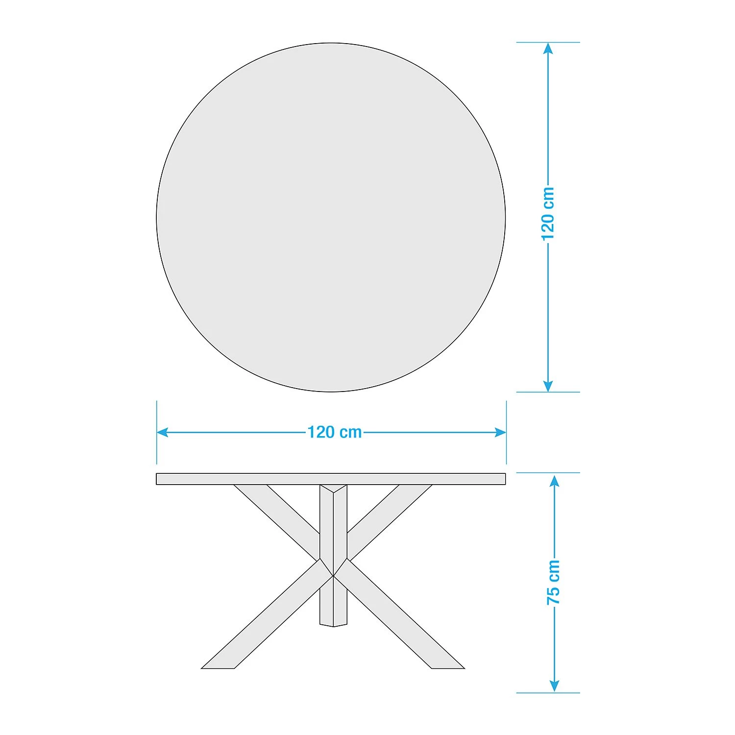 Mørteens Table Avia - Chêne partiellement massif Blanc / 8 Mørteens Table Avia - Chêne partiellement massif Blanc / – Image 8