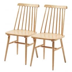 Mørteens Chaises Bivio (lot de 2) - Caoutchouc massif