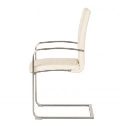 Fredriks Chaises cantilever Augusta I (lot de 2) - Cuir Aude: Créme - Avec accoudoirs -Meubles de salle à manger Soldes Magasin 1000064496 201021 10340700073 DETAILS P000000001000064496