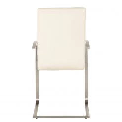 Fredriks Chaises cantilever Augusta I (lot de 2) - Cuir Aude: Créme - Avec accoudoirs -Meubles de salle à manger Soldes Magasin 1000064496 201021 10340700074 DETAILS P000000001000064496