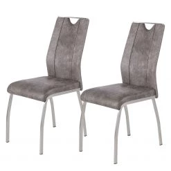 Fredriks Chaises Scalea (lot de 2) - Gris vintage