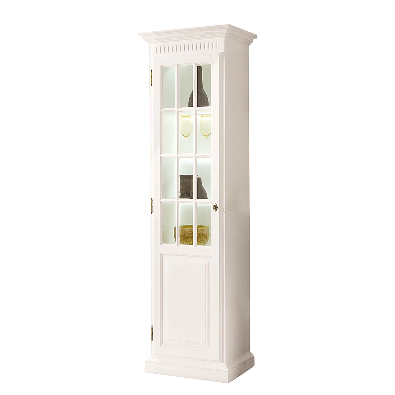 Ridgevalley Armoire vitrine La Carlotta III - Avec éclairage 1 Ridgevalley Armoire vitrine La Carlotta III - Avec éclairage