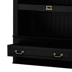 Maison Belfort Bibliothèque Azjana II - Noir -Meubles de salle à manger Soldes Magasin 1000084347 201004 11423600439 DETAILS P000000001000084347