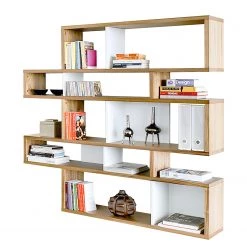 Temahome Étagère London II - Noix / Blanc -Meubles de salle à manger Soldes Magasin 1000095008 201016 13192900106 DETAILS P000000001000095008