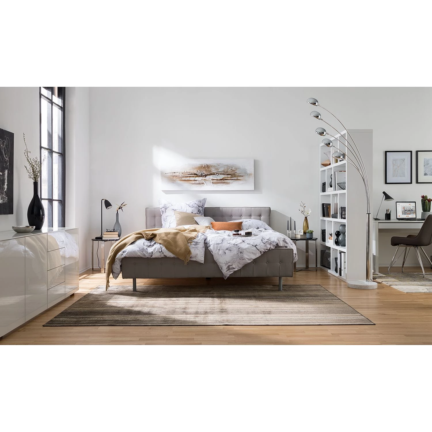 Temahome Étagère Berlin - Blanc mat - Blanc - 150 x 198 cm 2 Temahome Étagère Berlin - Blanc mat - Blanc - 150 x 198 cm – Image 2