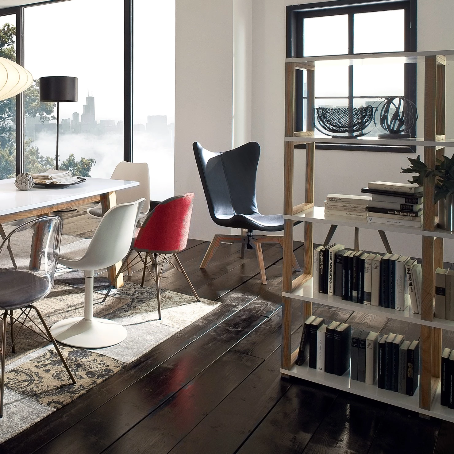 Tenzo Étagère Art II - Partiellement en chêne massif - Blanc - 8 2 Tenzo Étagère Art II - Partiellement en chêne massif - Blanc - 8 – Image 2