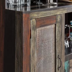 Wolf-Möbel Bar Goa - Partiellement en manguier massifs - Multicolore -Meubles de salle à manger Soldes Magasin 1000104017 180606 14543153 GALLERYIMAGES P000000001000104017