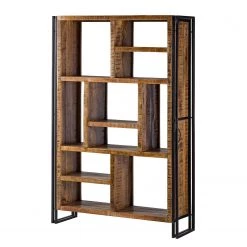 Wolf-Möbel Étagère Iron II - Manguier massif / Fer