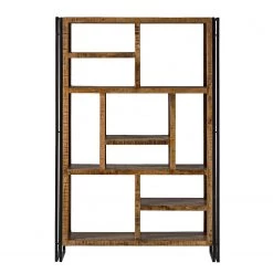 Wolf-Möbel Étagère Iron II - Manguier massif / Fer -Meubles de salle à manger Soldes Magasin 1000104117 190927 13342400059 DETAILS P000000001000104117