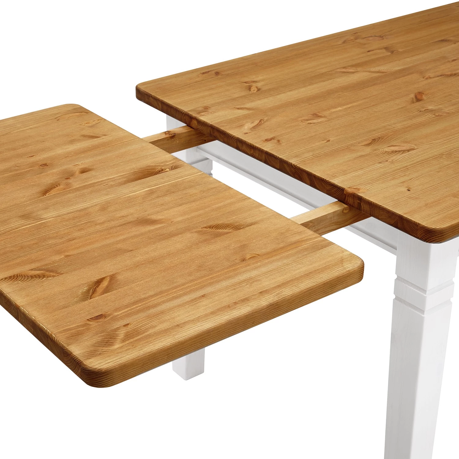 Maison Belfort Table Fjord III - (extensible) Pin massif - Pin coloris lessivé / Pin blanc 4 Maison Belfort Table Fjord III - (extensible) Pin massif - Pin coloris lessivé / Pin blanc – Image 4