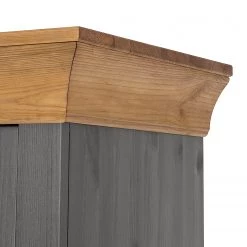 Maison Belfort Armoire vitrine Bergen - Epicéa gris / Epicéa lessivé -Meubles de salle à manger Soldes Magasin 1000104342 211122 08320700711 DETAILS P000000001000104342