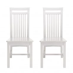 Maison Belfort Chaises Boston (lot de 2) - Pin massif - Epicéa blanc