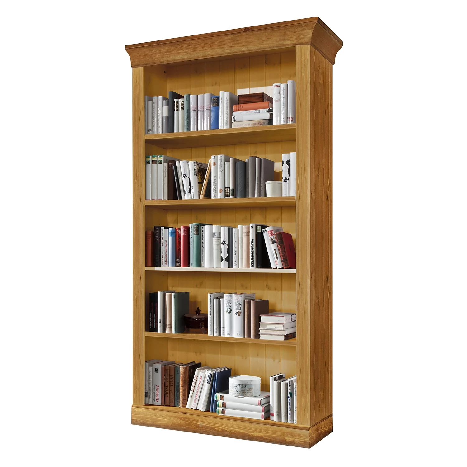 Maison Belfort Bibliothèque Bergen I - Epicéa lessivé 1 Maison Belfort Bibliothèque Bergen I - Epicéa lessivé