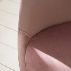 Mørteens Chaises capitonnées Aledas IV - Rose vieilli - Beige - Lot de 2 -Meubles de salle à manger Soldes Magasin 1000112670 200714 11435300013 DETAILS P000000001000112670