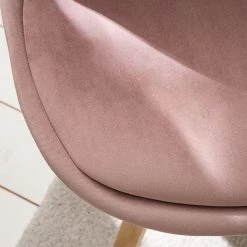 Mørteens Chaises capitonnées Aledas IV - Rose vieilli - Beige - Lot de 2 -Meubles de salle à manger Soldes Magasin 1000112670 200714 11435300014 DETAILS P000000001000112670